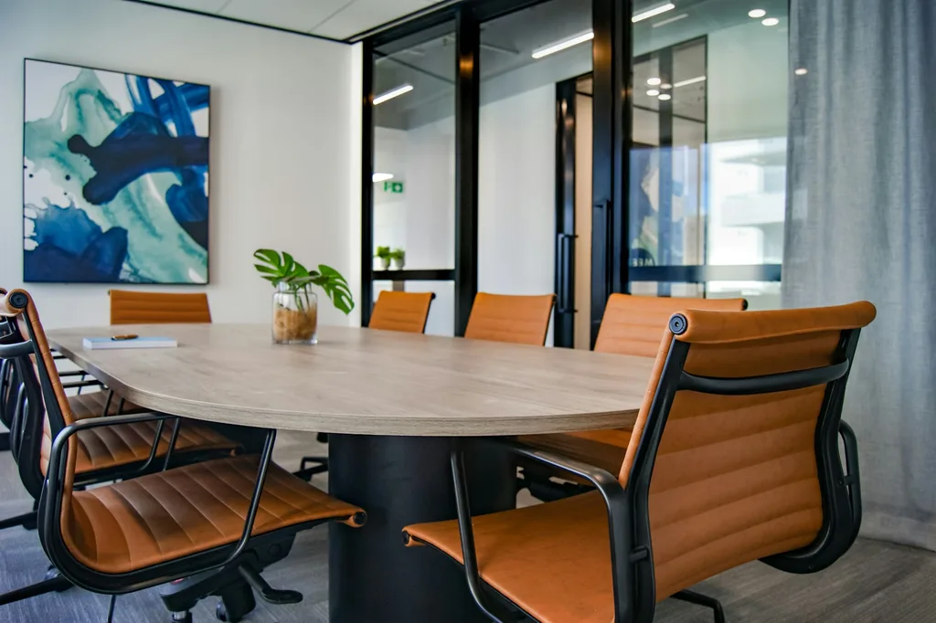 Commercial office furniture and workspace furnishings — ergonomic seating, desks, and workstations. Images represent furniture types and workspace contexts.